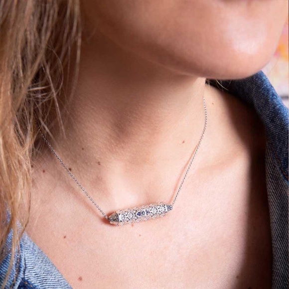 Evil Eye Spinner Necklace - Picture 6 of 15